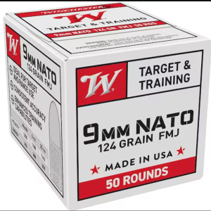 Winchester NATO Ammunition 9mm Luger 124 Grain Full Metal Jacket 9mm Nato 124 Grain 300x300