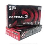 Federal American Eagle Ammunition 223 Remington 62 Grain Full Metal Jacket