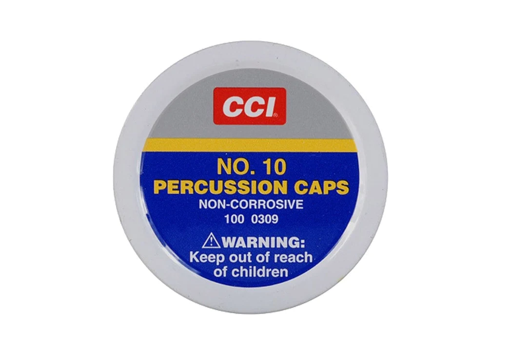 CCI-Percussion-Caps-10-Box-of-1000-10-Cans-of-100 CCI Percussion Caps #10 Box of 1000 (10 Cans of 100)