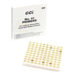CCI Small Rifle 5.56mm NATO-Spec Military Primers #41 CCI Small Rifle 5.56mm NATO Spec Military Primers 41 300x300