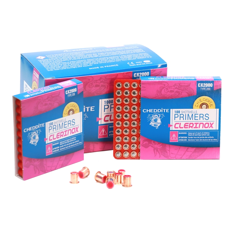 Cheddite-Clerinox-CX2000-Primers-209-Shotshell Cheddite Clerinox CX2000 Primers 209 Shotshell