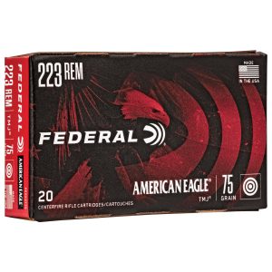Federal 223 Rem ammo box