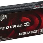Federal American Eagle IRT Ammunition 380 ACP 70 Grain Flat Nose Lead-Free