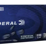 Federal Syntech Defense Ammunition 9mm Luger 138 Grain Synthetic Jacket Segmented Hollow Point