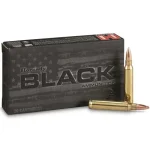 Hornady BLACK Ammunition 223 Remington 75 Grain Hollow Point Boat Tail Match Box of 20