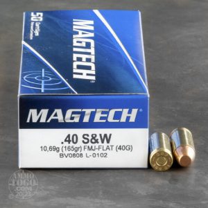 Magtech Ammunition 40 SW 165 Grain Full Metal Jacket 1 300x300