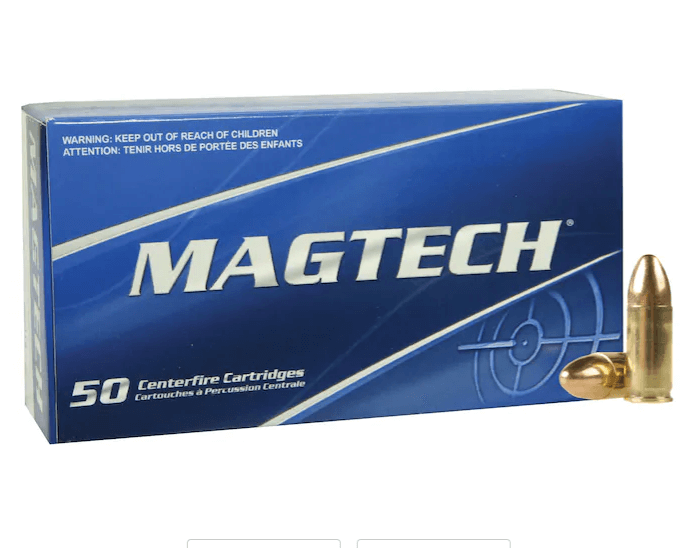 Magtech-Ammunition-9mm-Luger-115-Grain-Full-Metal-Jacket Magtech Ammunition 9mm Luger 115 Grain Full Metal Jacket
