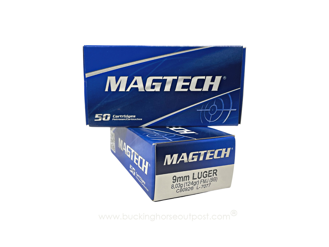 Magtech-Ammunition-9mm-Luger-124-Grain-Full-Metal-Jacket Magtech Ammunition 9mm Luger 124 Grain Full Metal Jacket
