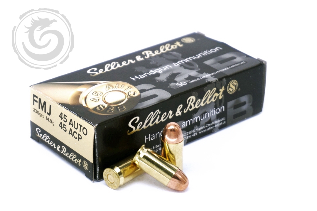 Sellier-Bellot-Ammunition-45-ACP-230-Grain-Full-Metal-Jacket-1 Sellier Bellot Ammunition 45 ACP 230 Grain Full Metal Jacket 1