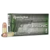 Remington subsonic handgun ammunition