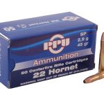 Prvi Partizan Ammunition 22 Hornet 45 Grain Soft Point Box of 50