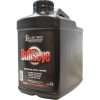 Black Bullseye pistol powder container