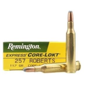 257 Roberts cartridges and box