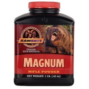 Magnum rifle powder container