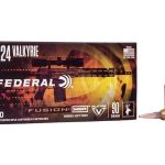 Federal Fusion MSR Ammunition 224 Valkyrie 90 Grain Bonded Soft Point Boat Tail
