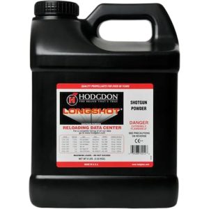 Black jug of shotgun powder