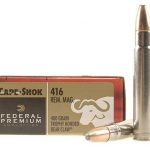 Federal Premium Safari Ammunition 416 Remington Magnum 400 Grain Trophy Bonded Bear Claw