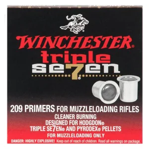 Winchester Triple Seven Primers 209 Muzzleloader Box of 100