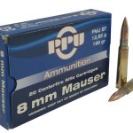 Prvi Partizan Ammunition 8x57mm JS Mauser (8mm Mauser) 198 Grain Full Metal Jacket Box of 20
