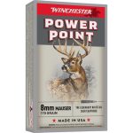 Winchester Power Point Ammunition 8x57mm JS Mauser (8mm Mauser) 170 Grain Power-Point Box of 20