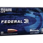 Federal Varmint Ammunition 224 Valkyrie 60 Grain Hornady V-MAX