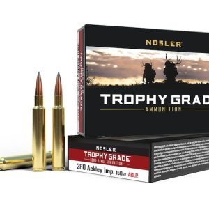 Nosler trophy grade ammunition box