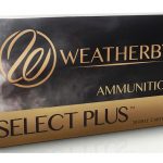 Weatherby Select Plus Ammunition 300 Weatherby Magnum 180 Grain Barnes TTSX Polymer Tipped Spitzer Lead-Free Box of 20