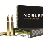 Nosler E-Tip Ammunition 280 Ackley Improved 140 Grain Polymer Tip Lead-Free Box of 20