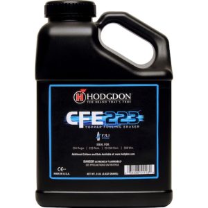 Black Hodgdon CFE223 powder container