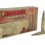 Barnes VOR-TX Ammunition 300 Weatherby Magnum 180 Grain TTSX Polymer Tipped Spitzer Boat Tail Lead-Free Box of 20