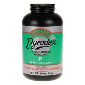 Pyrodex muzzleloading propellant container