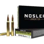 Nosler E-Tip Ammunition 300 Weatherby Magnum 180 Grain Polymer Tip Lead Free Box of 20