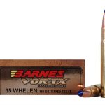 Barnes VOR-TX Ammunition 35 Whelen 180 Grain TTSX Polymer Tipped Spitzer Flat Base Lead-Free Box of 20