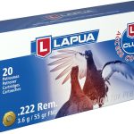 Lapua Ammunition 222 Remington 55 Grain Full Metal Jacket Box of 20