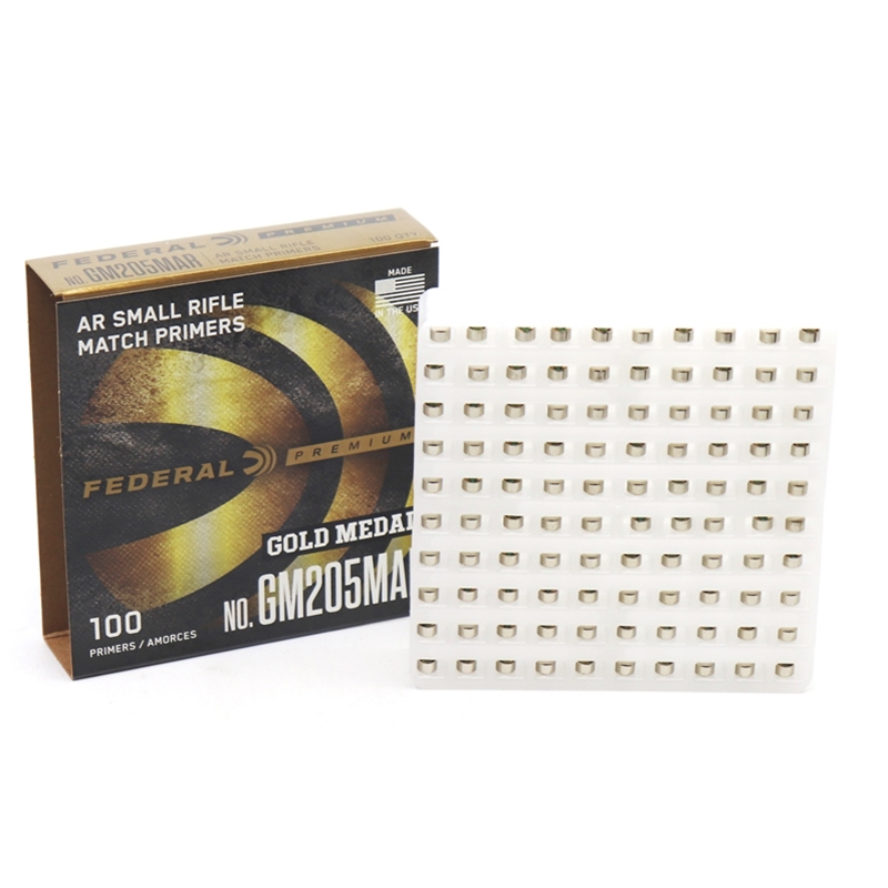 Federal-Premium-Gold-Medal-AR-Match-Grade-Small-Rifle-Primers-GM205MAR GM205MAR